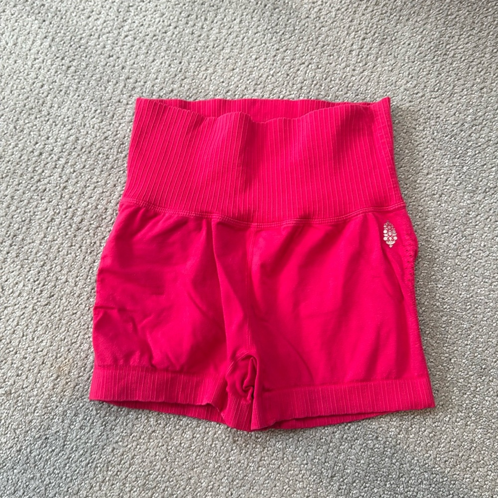 FP movement booty shorts hot pink size small
